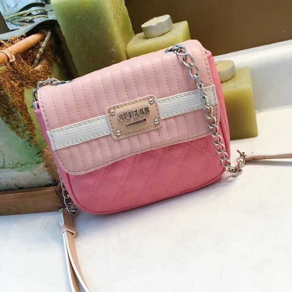 Guess girly pink mini square bag - Picture 1 of 9